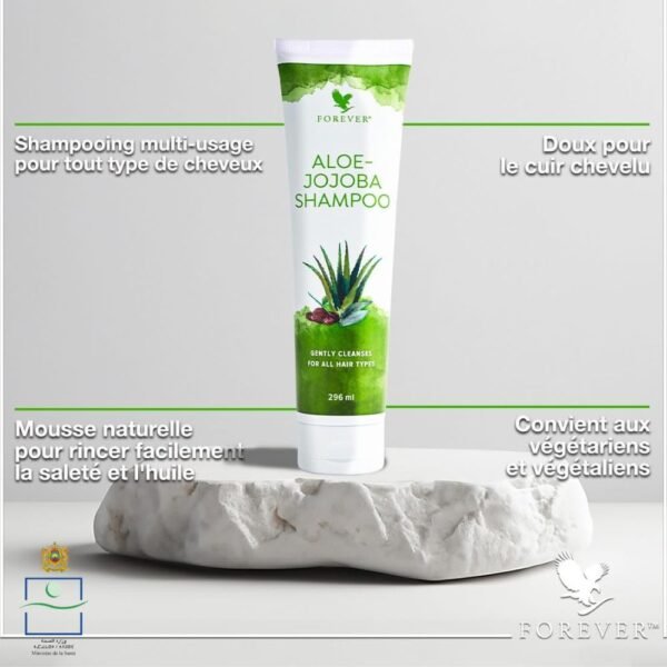 Aloe-jojoba shampoo